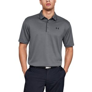 UNDER ARMOUR Men’s Grey Collared Button Polo
